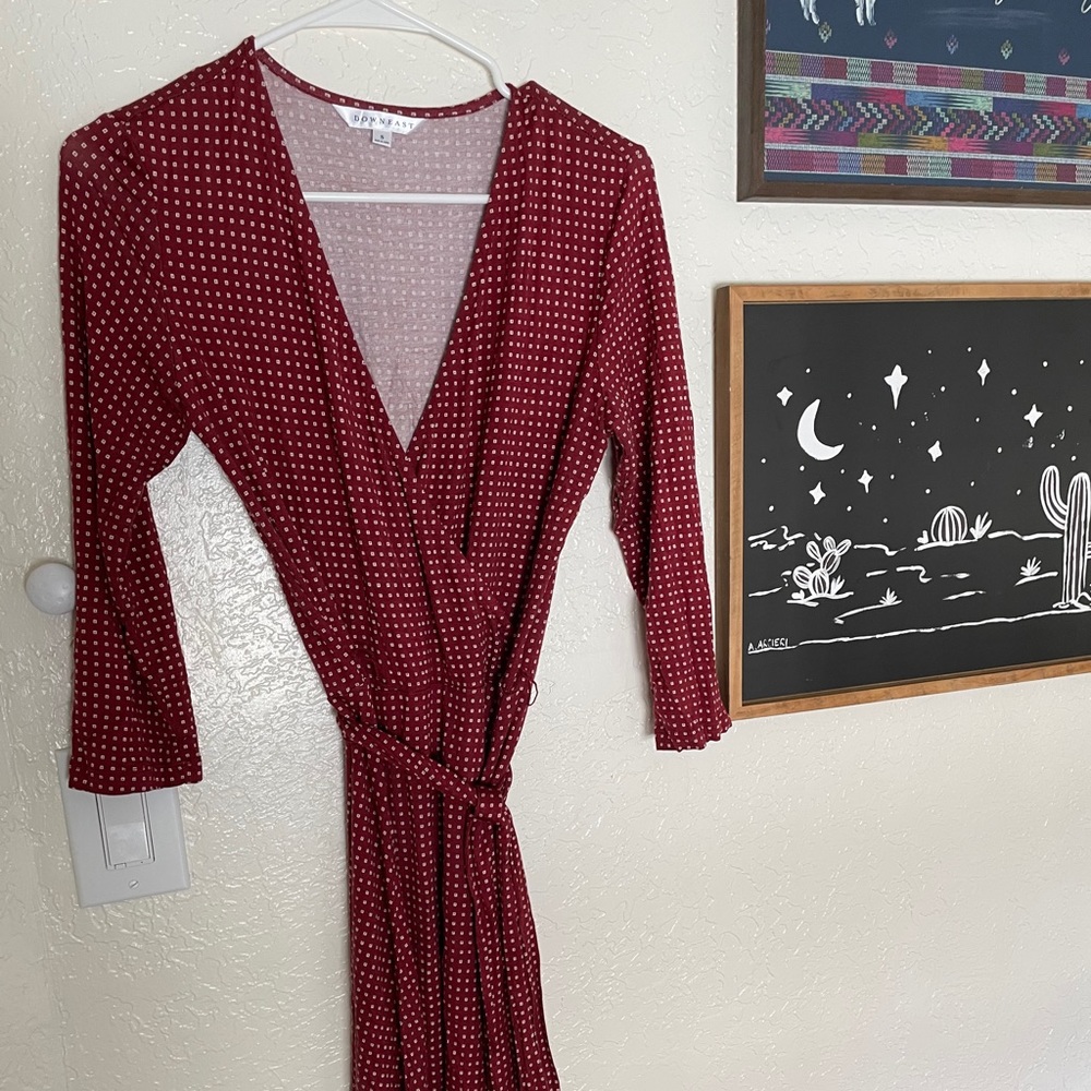 Faux wrap dress